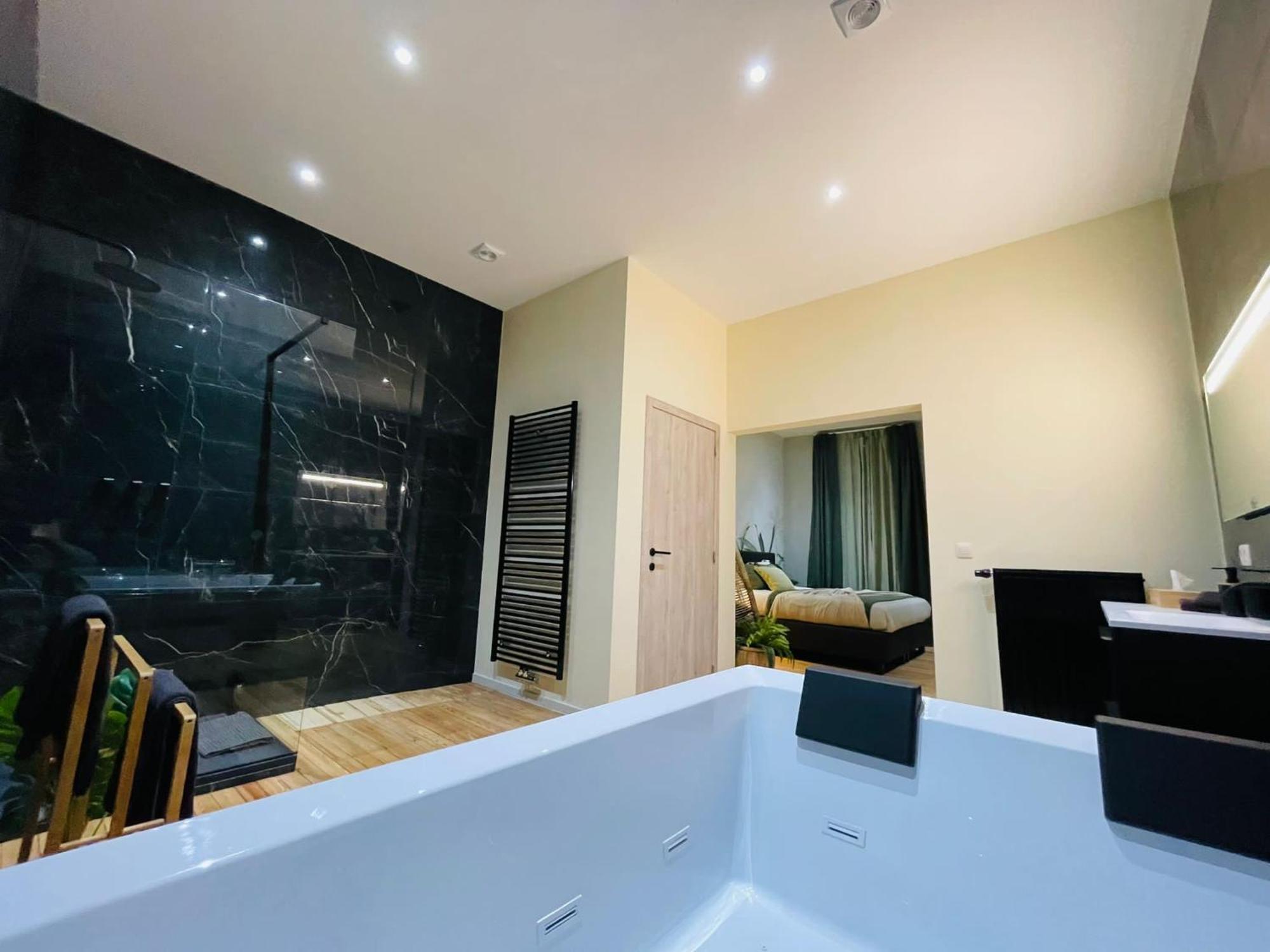Appartement Exotique Avec Bain Balneo Lüttich Exterior foto